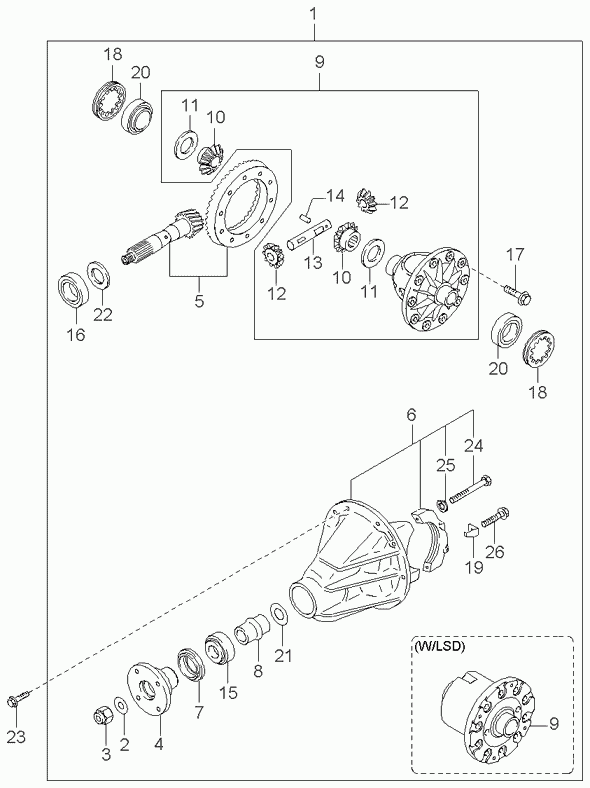 KIA 0060427220 - Riteņa rumbas gultnis ps1.lv