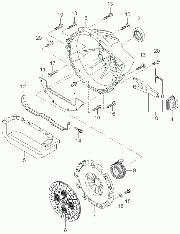 MAZDA 0K72A-16-510 - Izspiedējgultnis ps1.lv