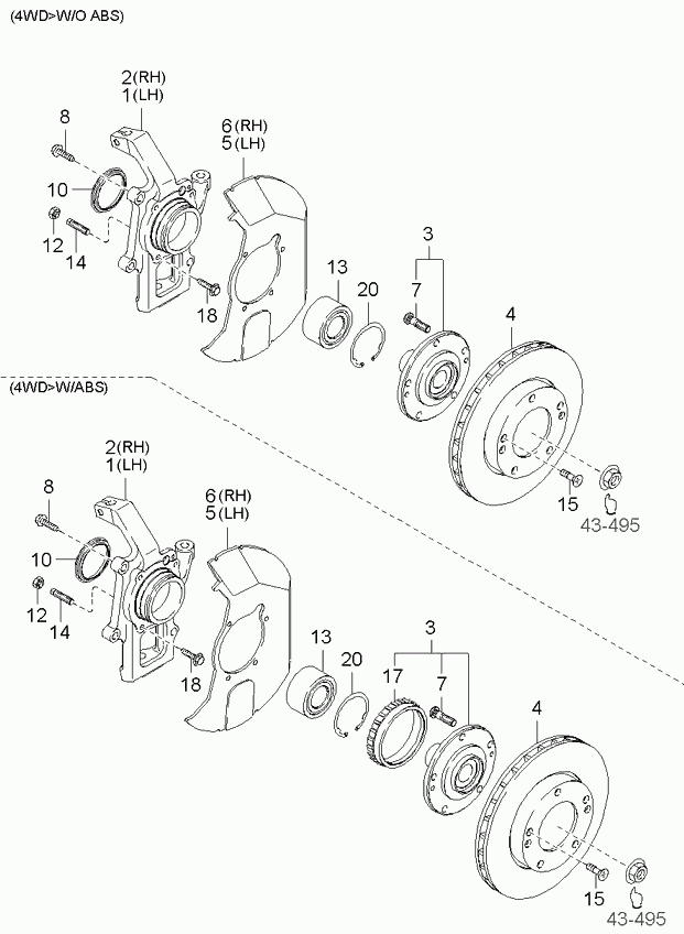 KIA 50310-3E200 - Riteņa rumbas gultņa komplekts ps1.lv