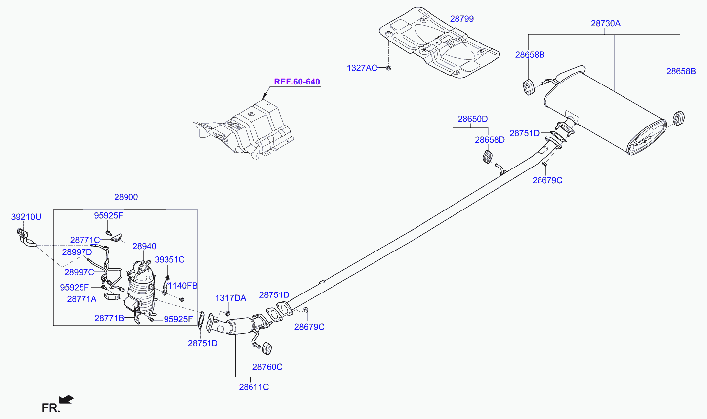 KIA 39251 2A610 - Devējs, Izplūdes gāzu spiediens ps1.lv