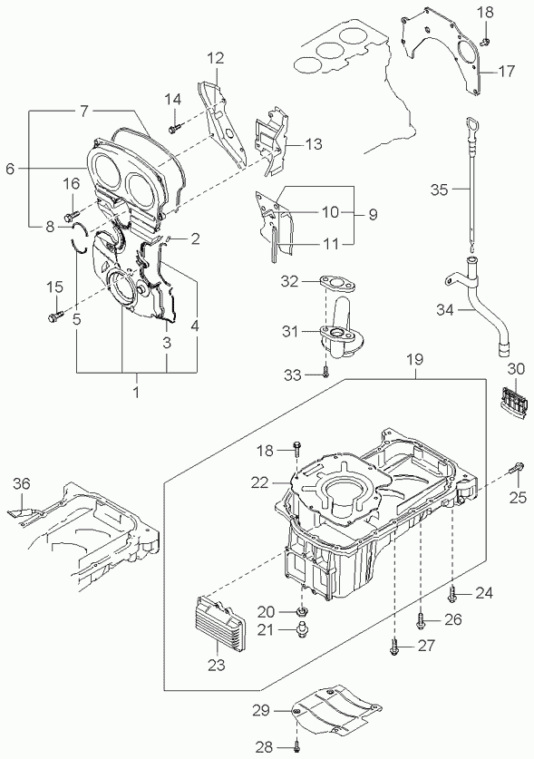 Hyundai 2145133A02 - Gasket - liquid engine ps1.lv