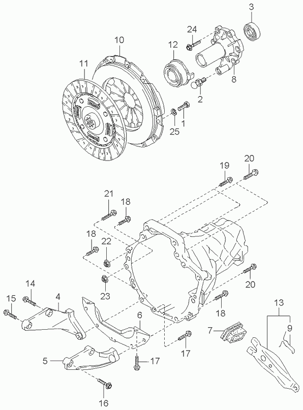 KIA 0K013-16-410A - Sajūga piespiedējdisks ps1.lv