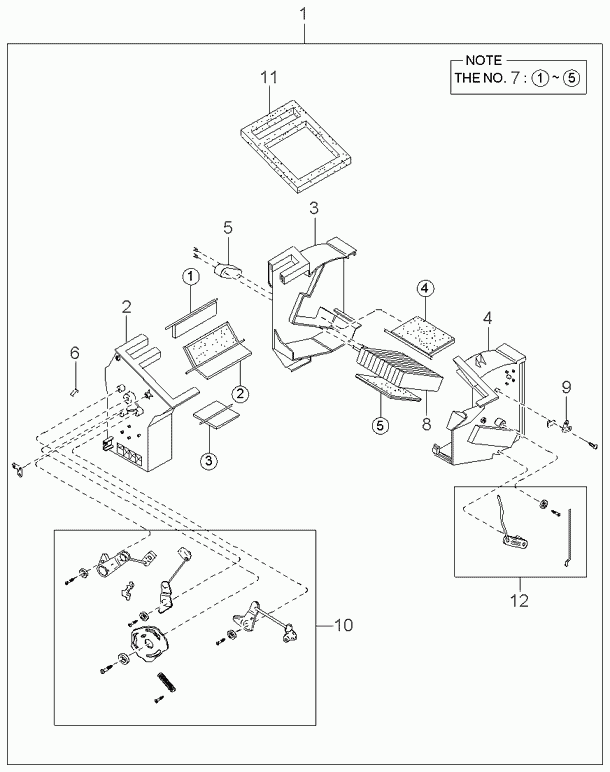 KIA 0K011-61-A10A - Siltummainis, Salona apsilde ps1.lv