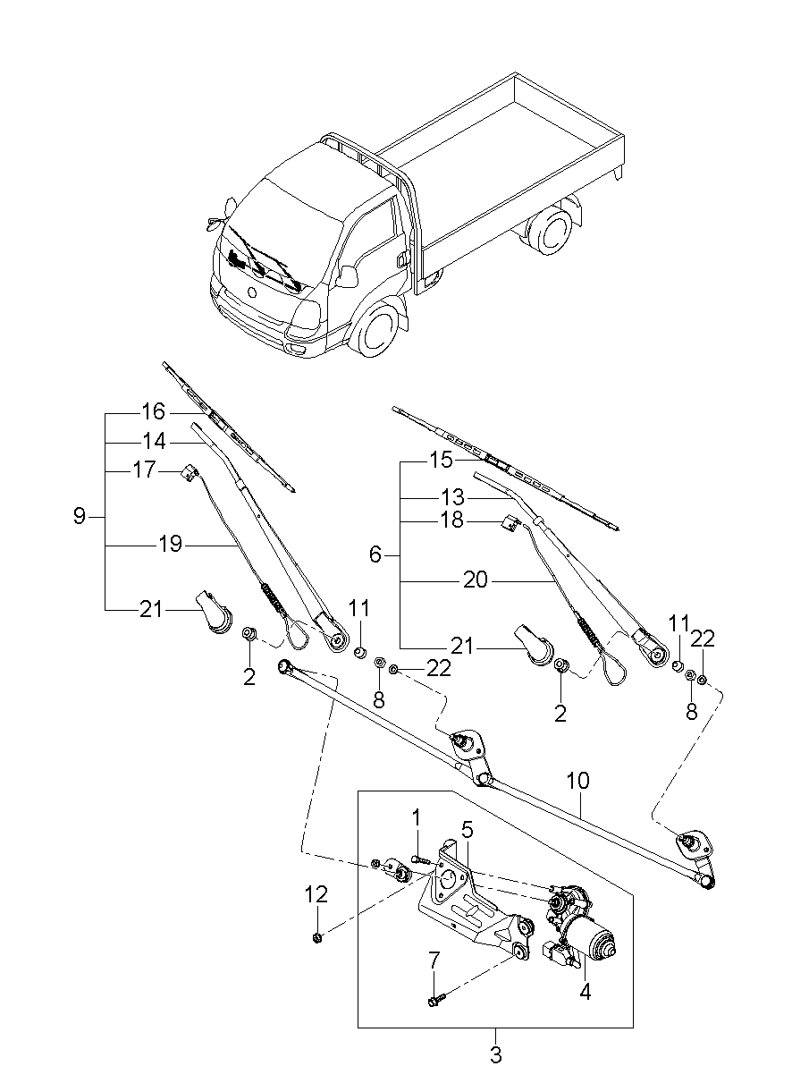 Hyundai 983504E000 - Stikla tīrītāja slotiņa ps1.lv