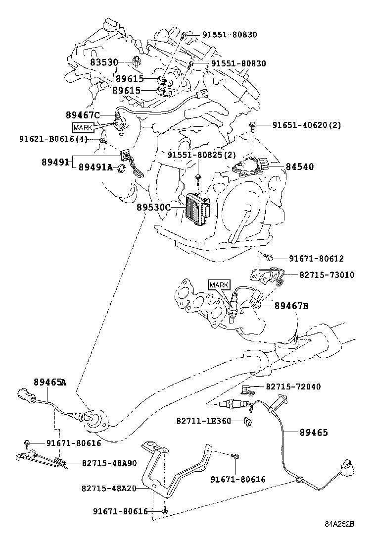 LEXUS 89467-48210 - Lambda zonde ps1.lv