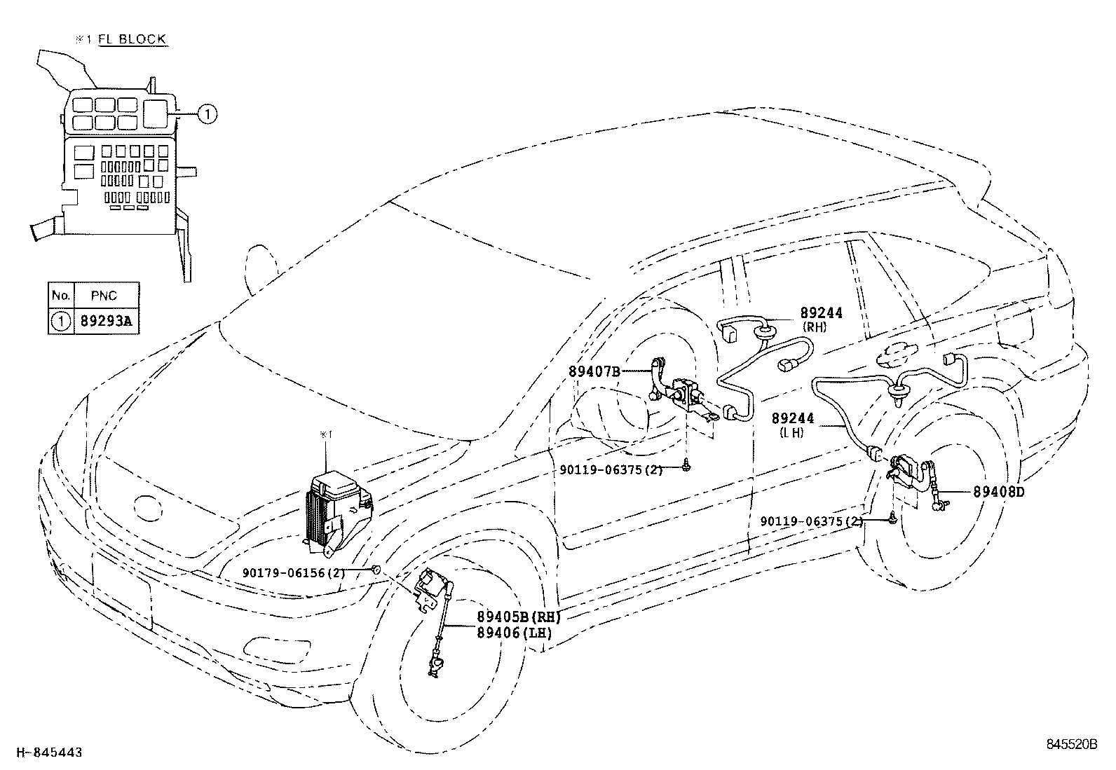 TOYOTA 89407-48030 - Vadības bloks, Pneimopiekare ps1.lv