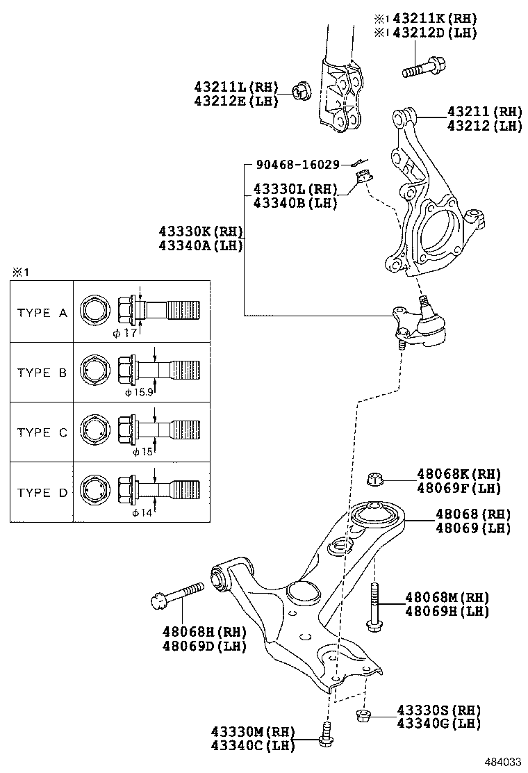 Suzuki 4806942060 - Neatkarīgās balstiekārtas svira, Riteņa piekare ps1.lv