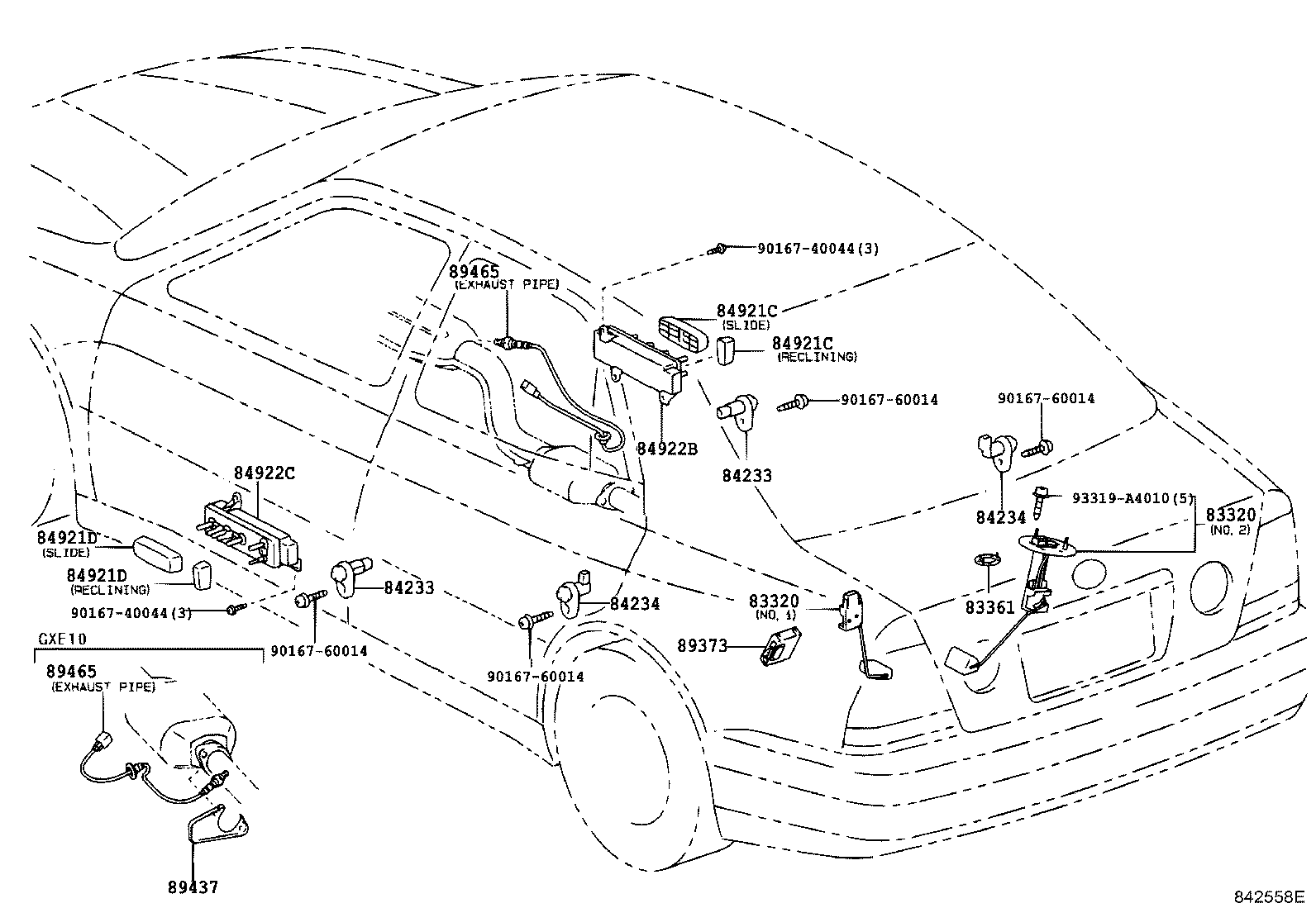 LEXUS 89465 53120 - Lambda zonde ps1.lv