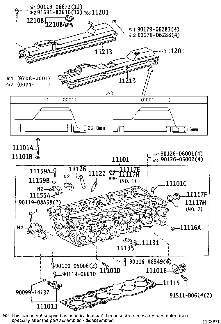 LEXUS 11213-46030 - Blīve, Motora bloka galvas vāks ps1.lv