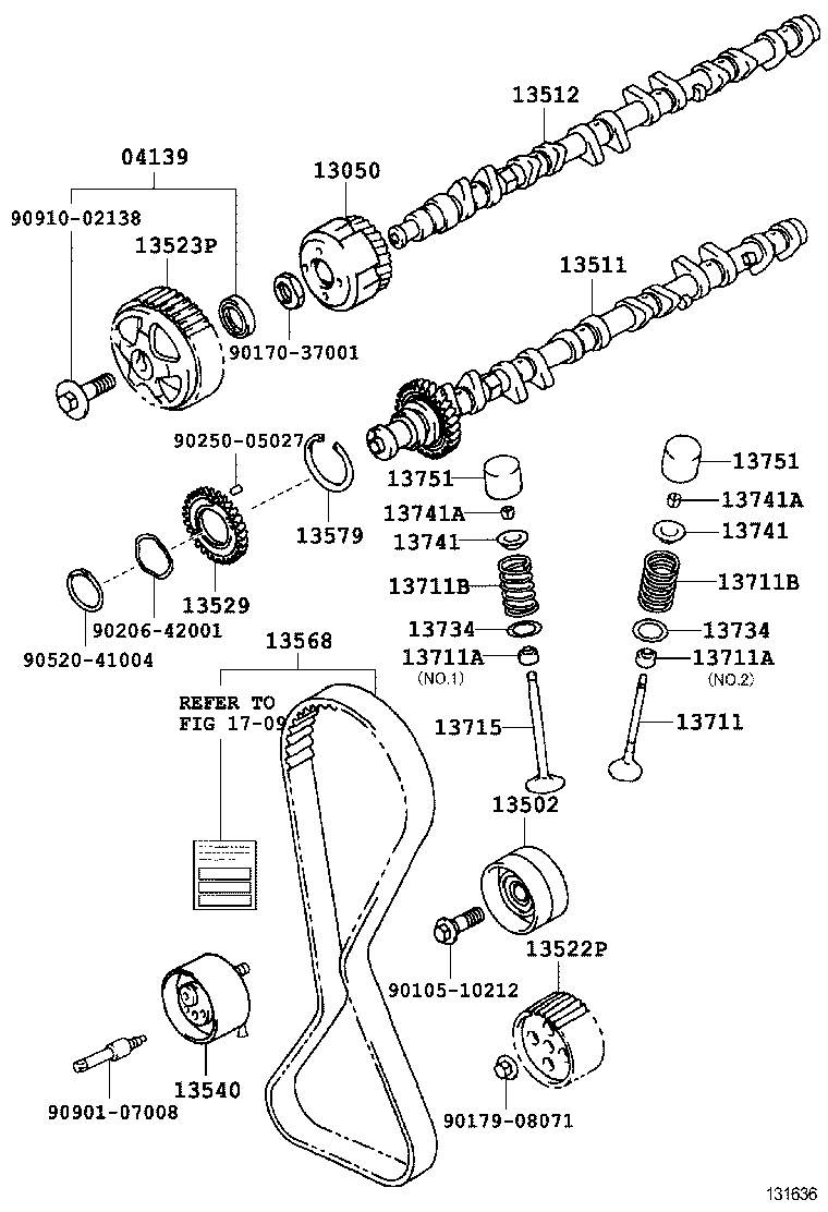 LEXUS 90105-10212 - Zobsiksnas komplekts ps1.lv