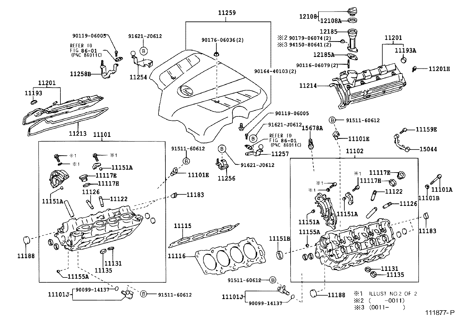 TOYOTA 11214-50010 - Blīve, Motora bloka galvas vāks ps1.lv