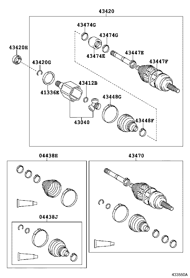 TOYOTA 04428-48140 - Putekļusargs, Piedziņas vārpsta ps1.lv