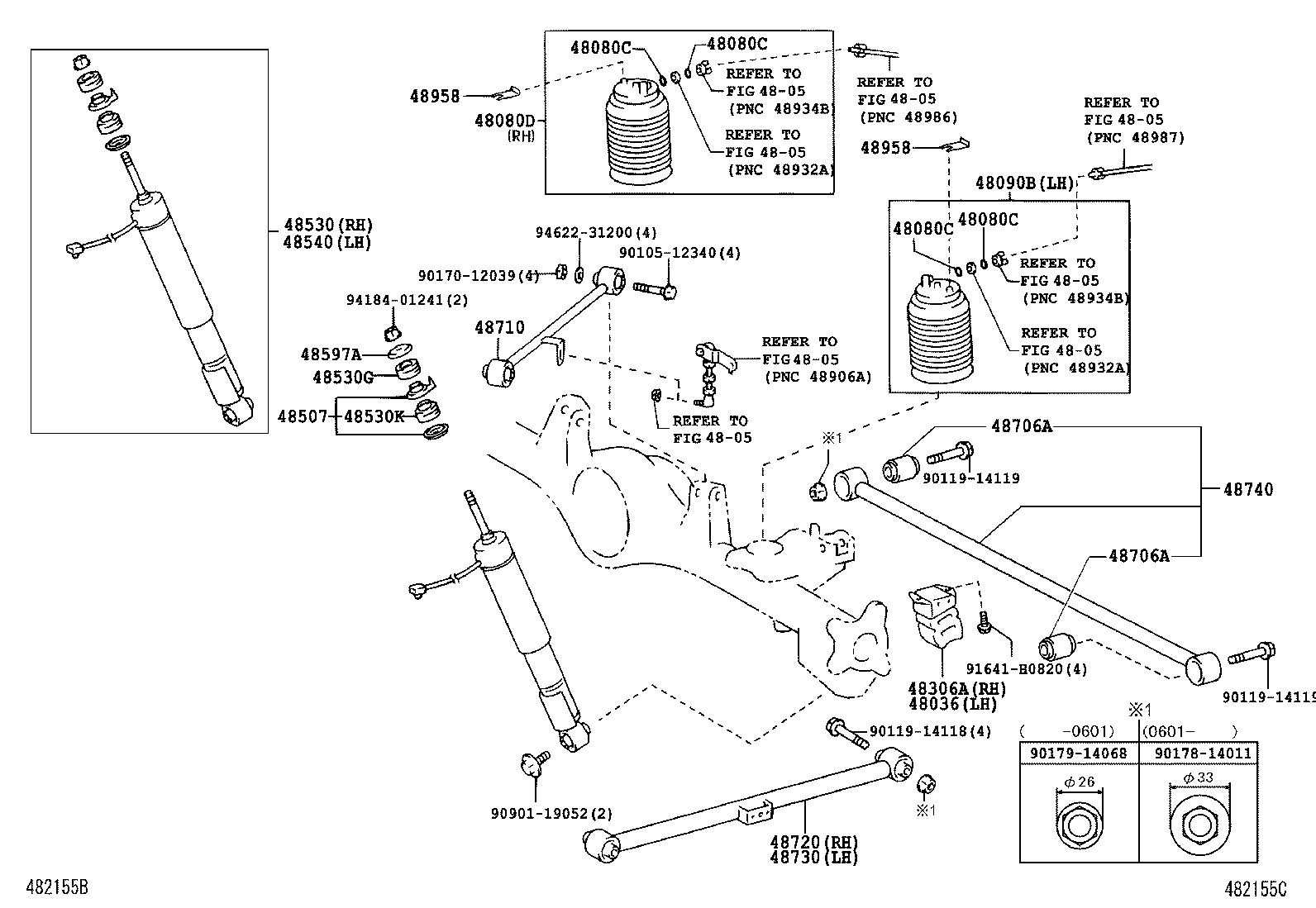 LEXUS 4809035011 - Pneimoatspere, Balstiekārta ps1.lv