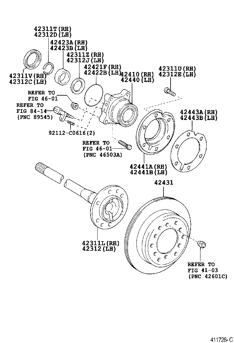 TOYOTA 9031058003 - Vārpstas blīvgredzens, Riteņa rumba ps1.lv