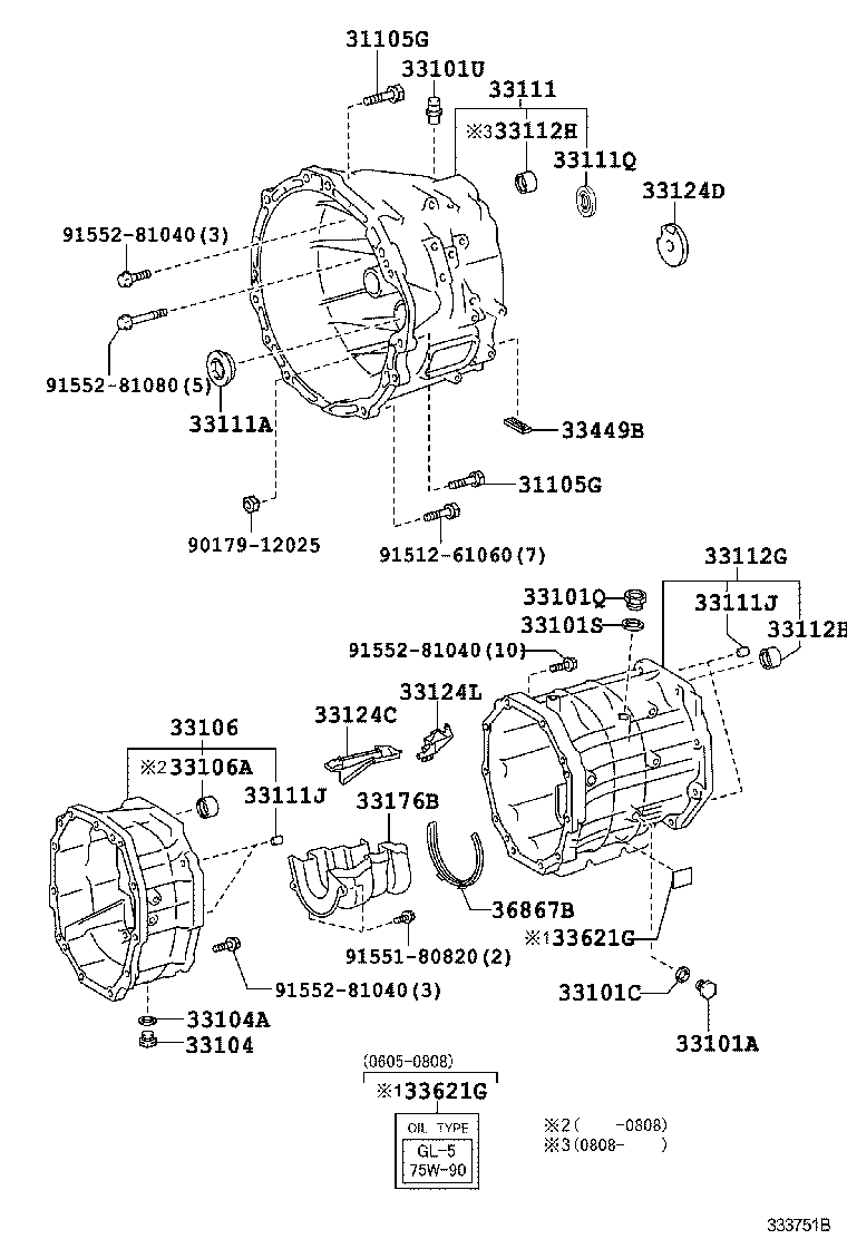 TOYOTA 33124-35130 - Eļļas šļūtene ps1.lv