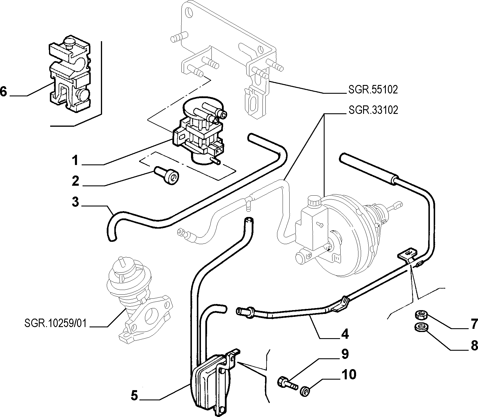 IVECO 46524556 - Vārsts, Aktivētās ogles filtrs ps1.lv