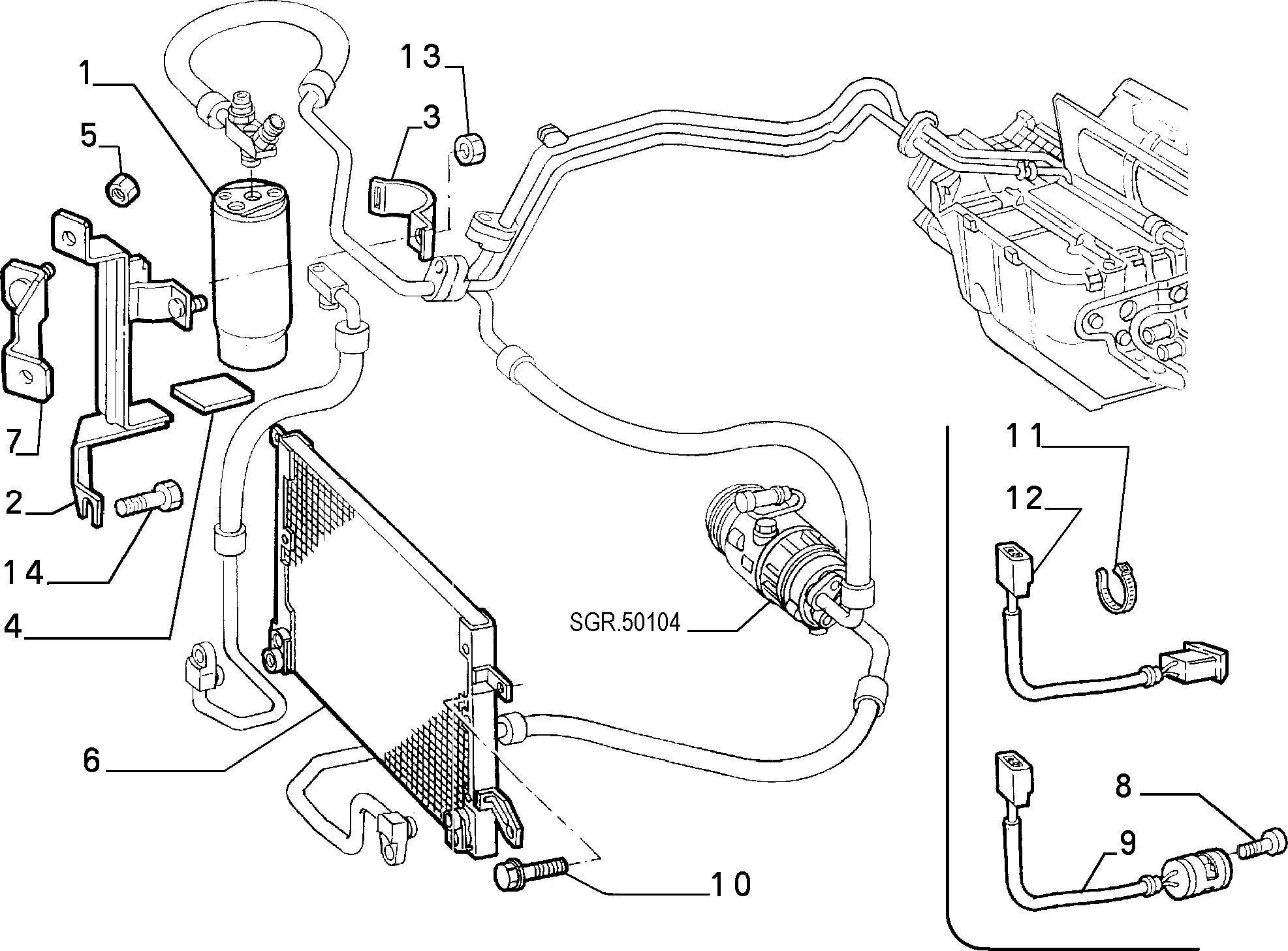 Suzuki 60662250 - Sausinātājs, Kondicionieris ps1.lv