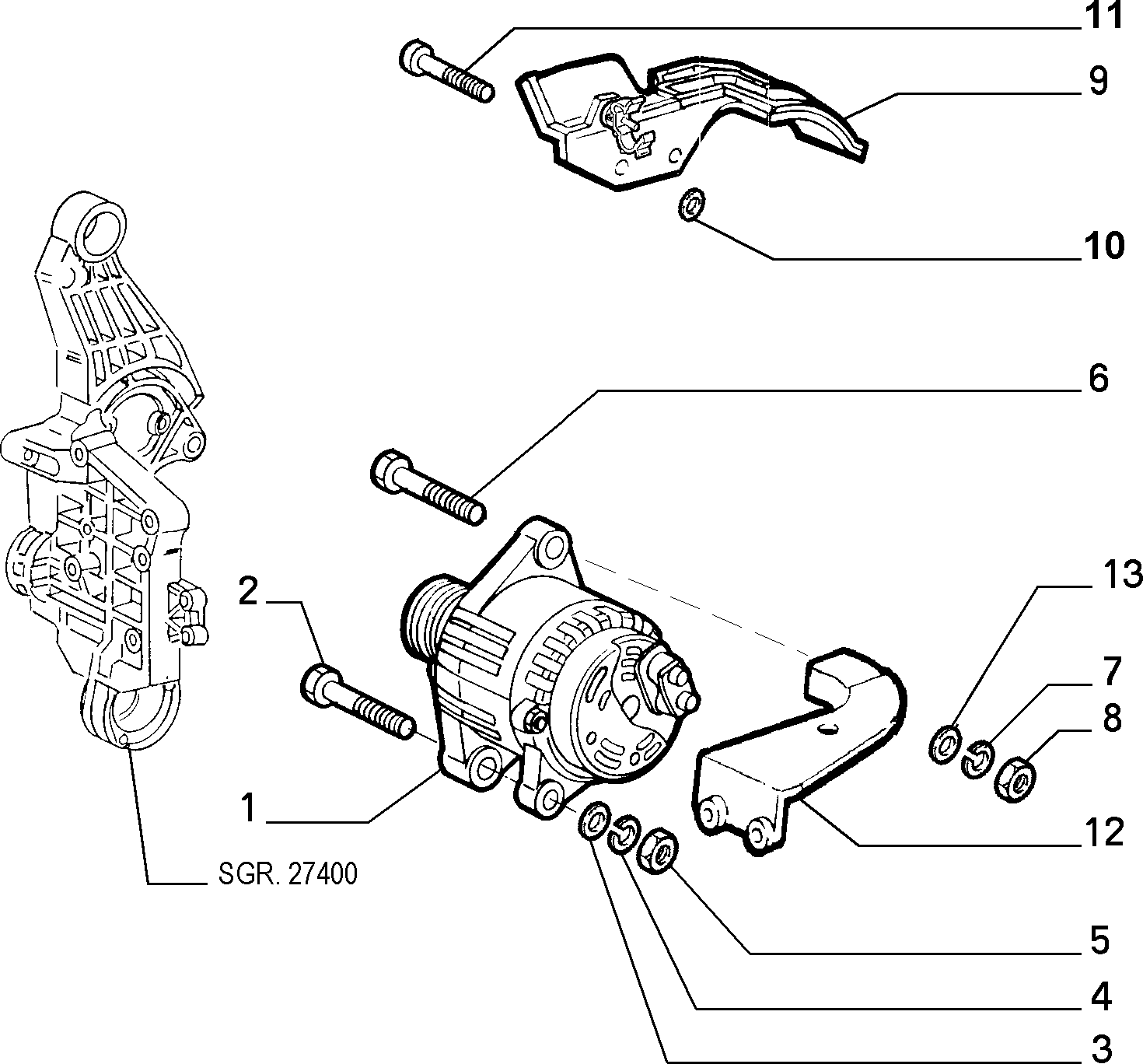 FIAT / LANCIA 46765836 - Ģenerators ps1.lv