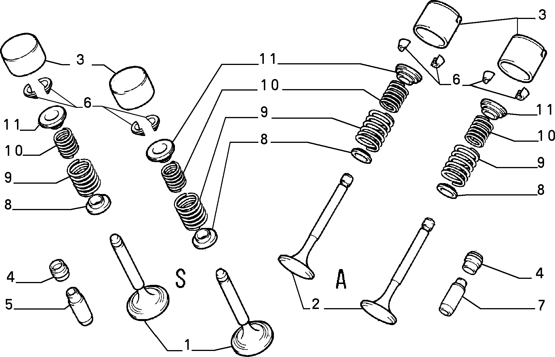 Alfa Romeo 7581344 - Blīvgredzens, Vārsta kāts ps1.lv