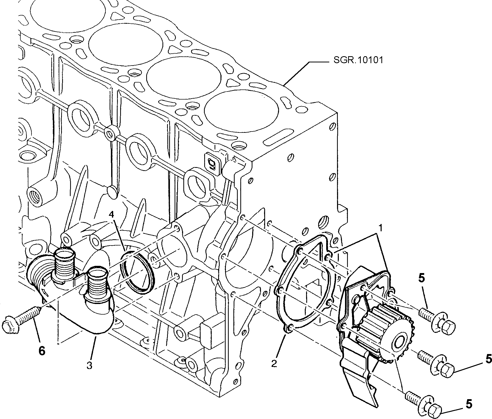 Autobianchi 1609402380 - WATER PUMP ps1.lv