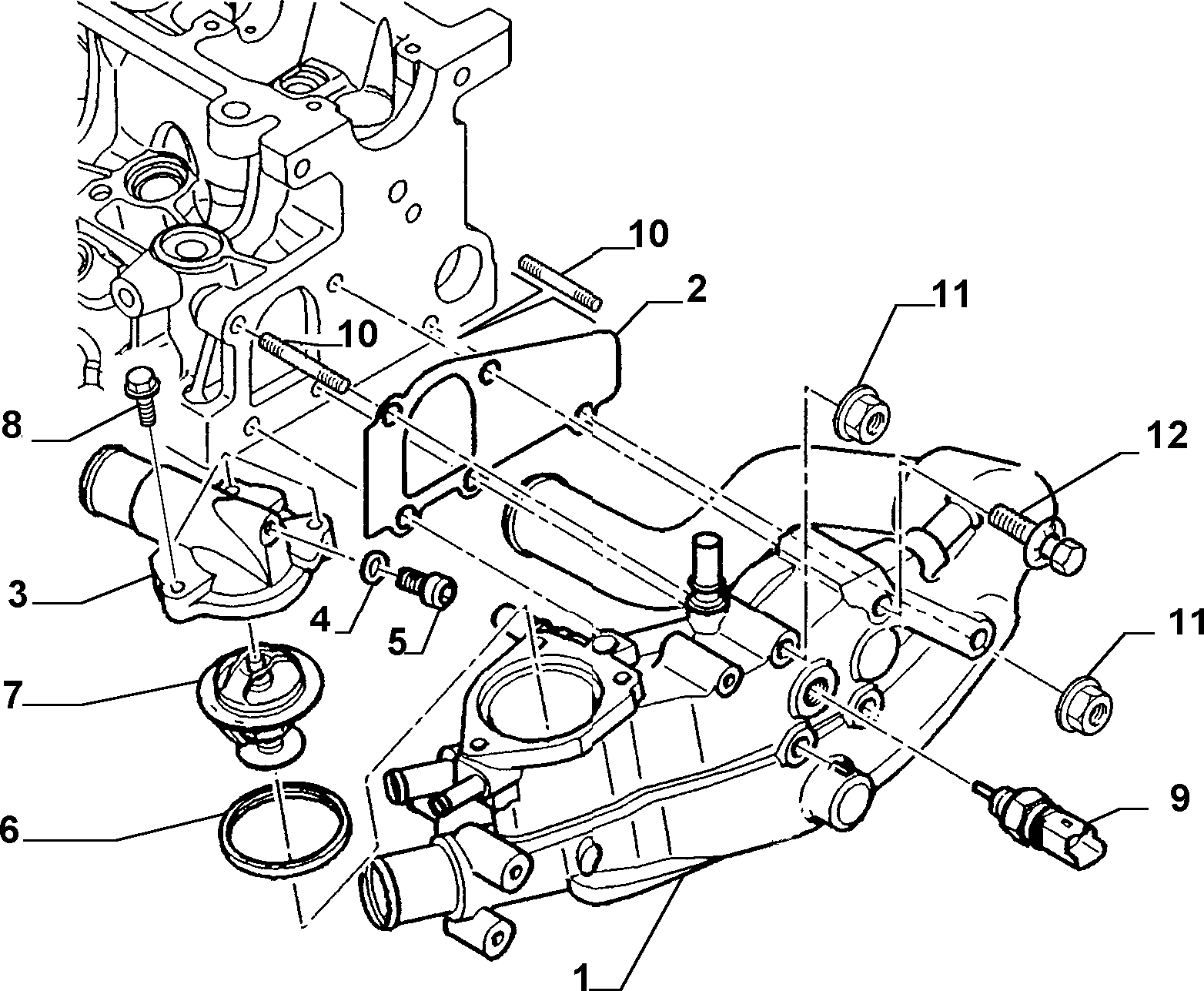 Lancia 9616090180 - Termostats, Dzesēšanas šķidrums ps1.lv