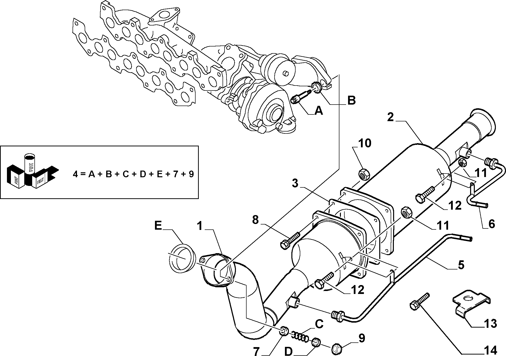 Lancia 9655165680 - Nosēdumu / Daļiņu filtrs, Izplūdes gāzu sistēma ps1.lv