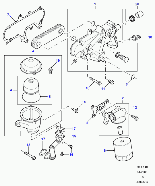 Rover ERR6299 - Eļļas filtrs ps1.lv