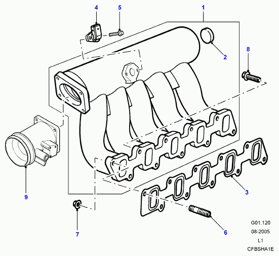 Land Rover MHK100640 - Devējs, Pūtes spiediens ps1.lv