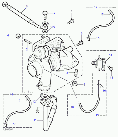 Land Rover PMF100460 - Kompresors, Turbopūte ps1.lv