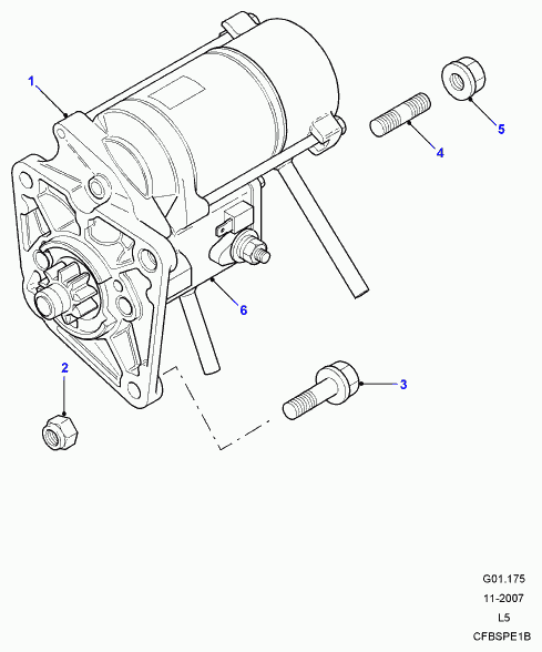 Rover NAD101240 - Starteris ps1.lv