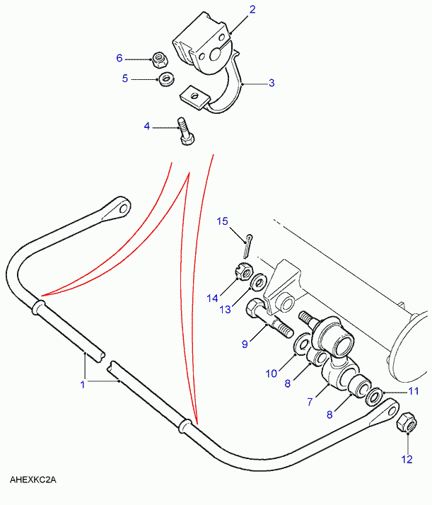 Land Rover NRC5674 - Bukse, Stabilizators ps1.lv