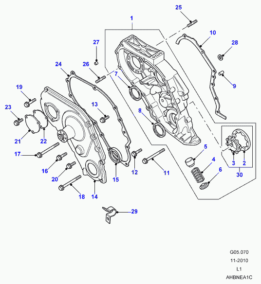 Land Rover ERR3356 - Vārpstas blīvgredzens, Sadales vārpsta ps1.lv