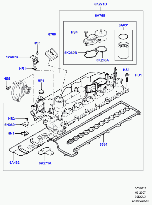 Land Rover STC 3699 - Vāciņš, Eļļas ieliešanas kakliņš ps1.lv