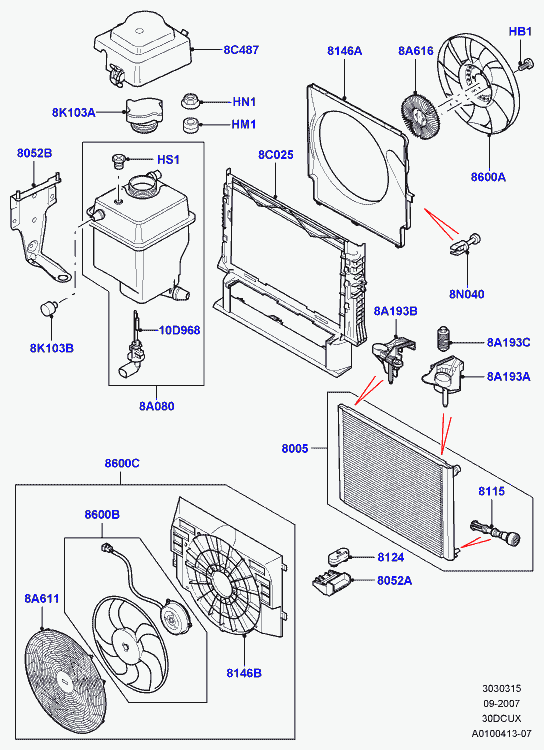 Land Rover PCD000070 - Vāciņš, Dzesēšanas šķidruma rezervuārs ps1.lv