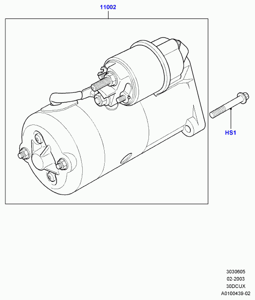 Land Rover NAD 0000 90 - Starteris ps1.lv