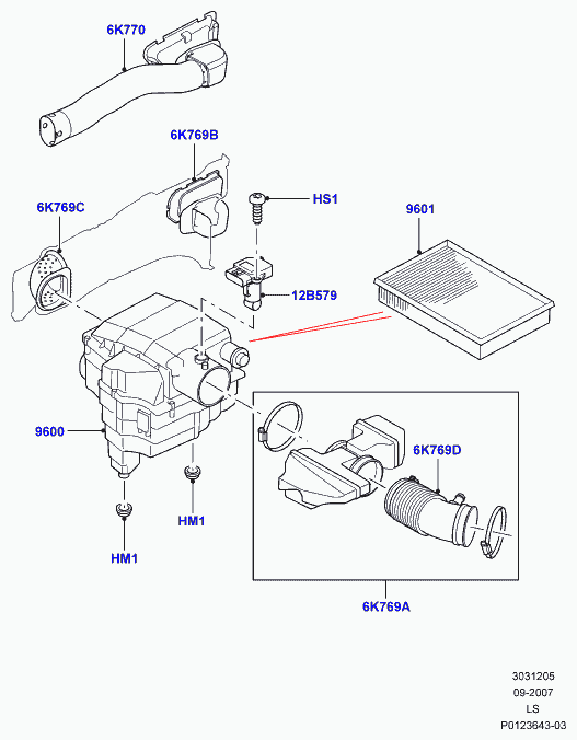 Jaguar PHF000140 - Gaisa masas mērītājs ps1.lv