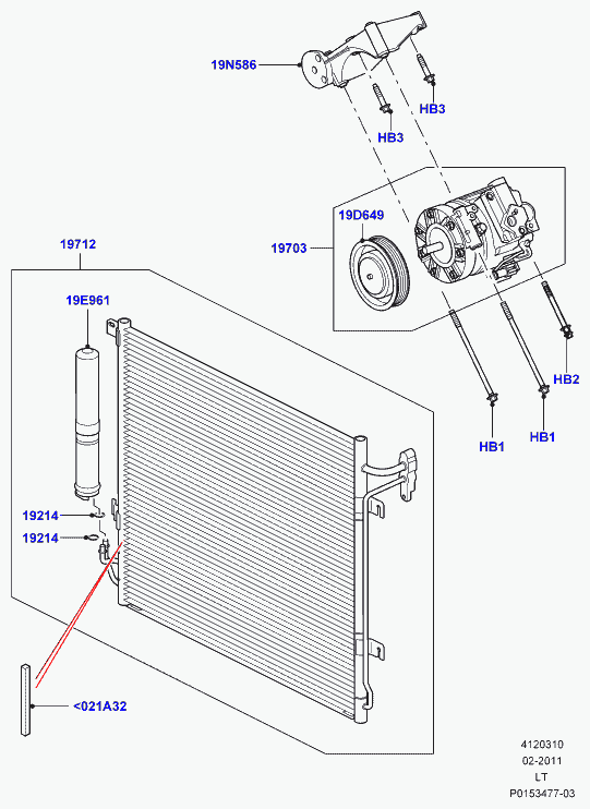 Land Rover LR012593 - Kompresors, Gaisa kond. sistēma ps1.lv