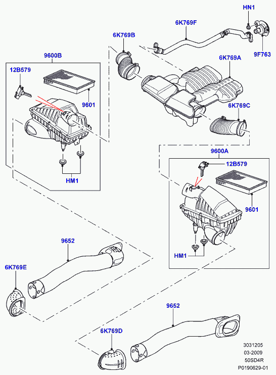 Land Rover LR 011593 - Gaisa filtrs ps1.lv