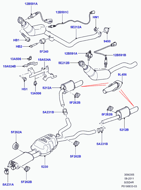 Rover LR013660 - Lambda zonde ps1.lv