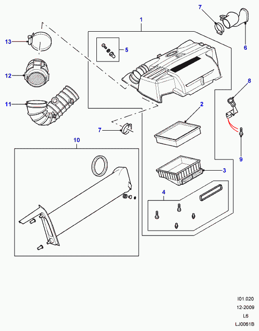 Land Rover MHK100620 - Gaisa masas mērītājs ps1.lv