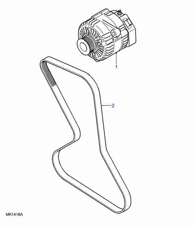 Land Rover YLE 102480 - Ģenerators ps1.lv