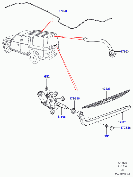 Land Rover DKB500690 - Arm - Guide ps1.lv