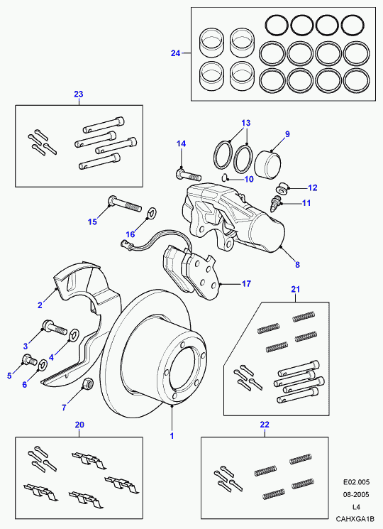 HONEYWELL 571910 - Bolt, 7/16, UNF, caliper fixing, Disc Brakes Front, Less Ft And  ps1.lv