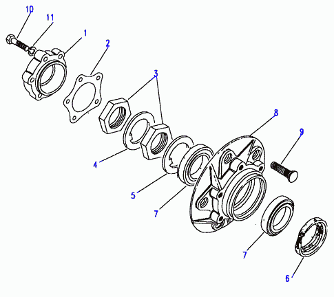 Rover FTC3179 - Riteņa rumbas gultņa komplekts ps1.lv