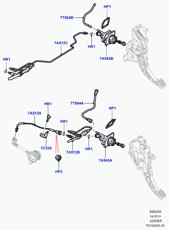 Rover LR007158 - Galvenais cilindrs, Sajūgs ps1.lv