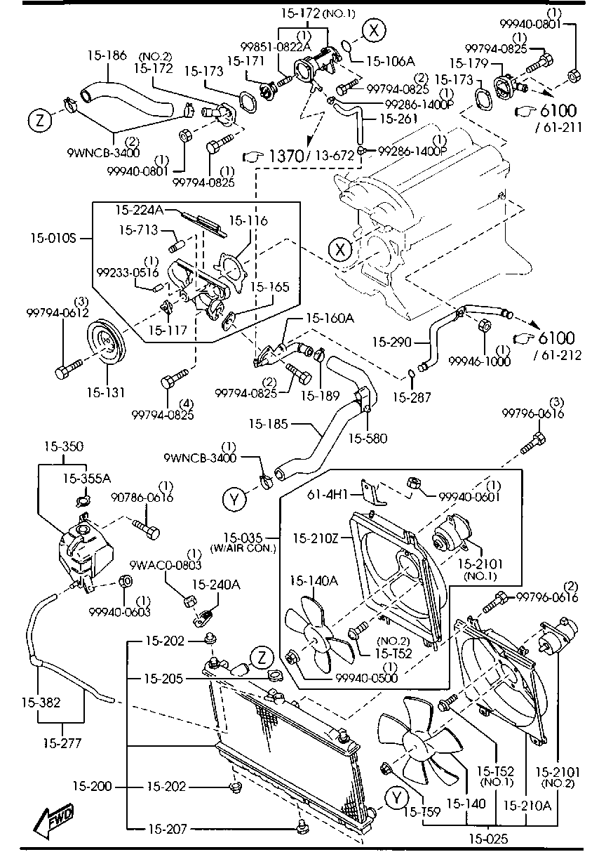 FORD BP6F-15-171A - Termostats, Dzesēšanas šķidrums ps1.lv