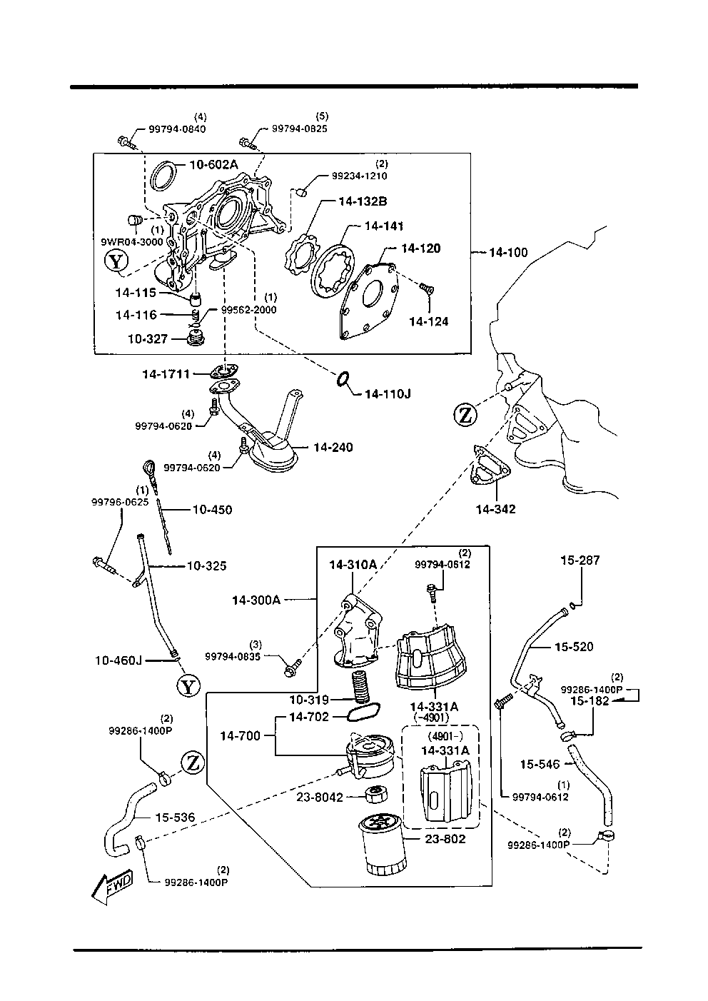 Mercury JEY0-14-302 - Eļļas filtrs ps1.lv