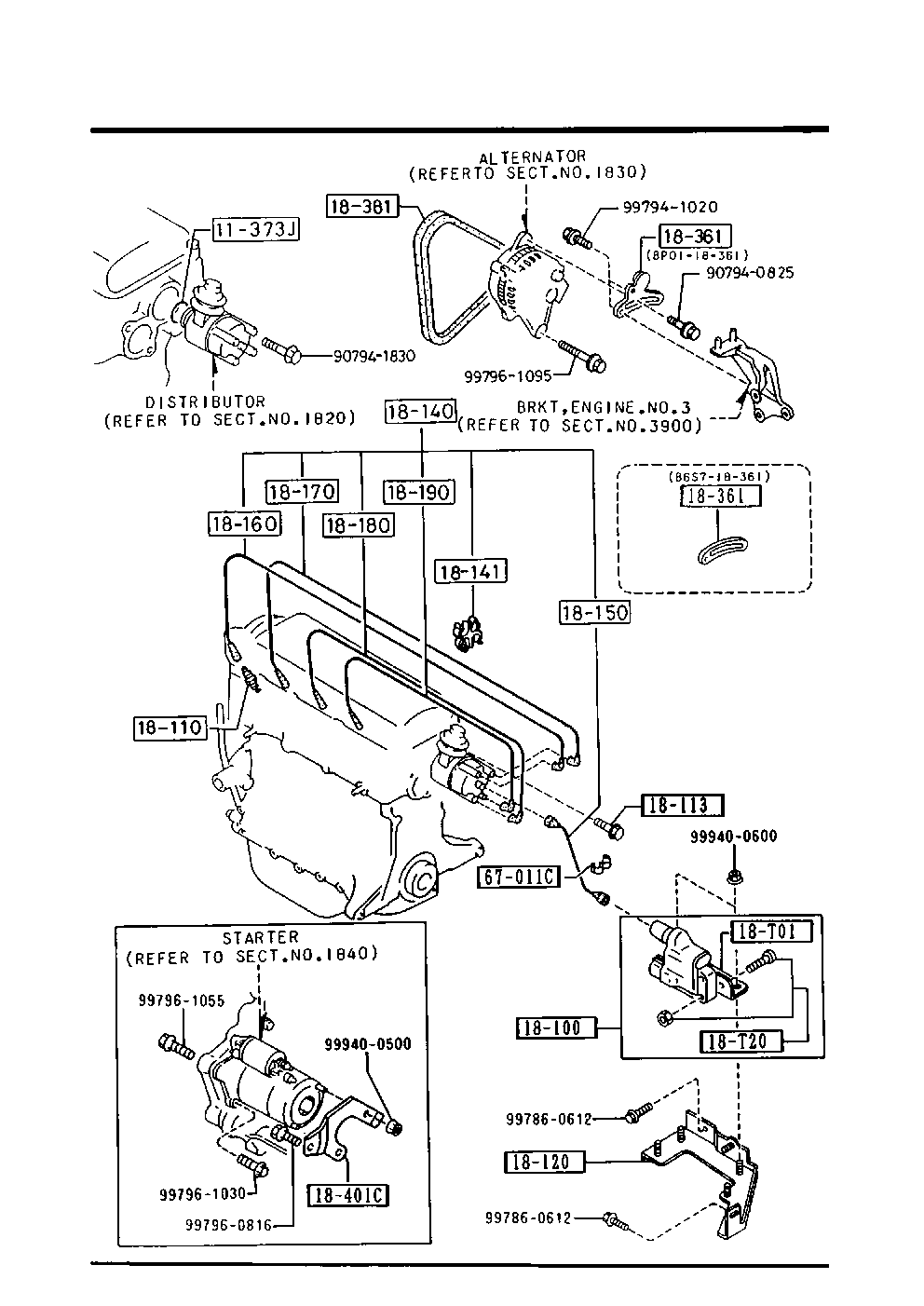 MAZDA 8 BBE-18-140 - Augstsprieguma vadu komplekts ps1.lv