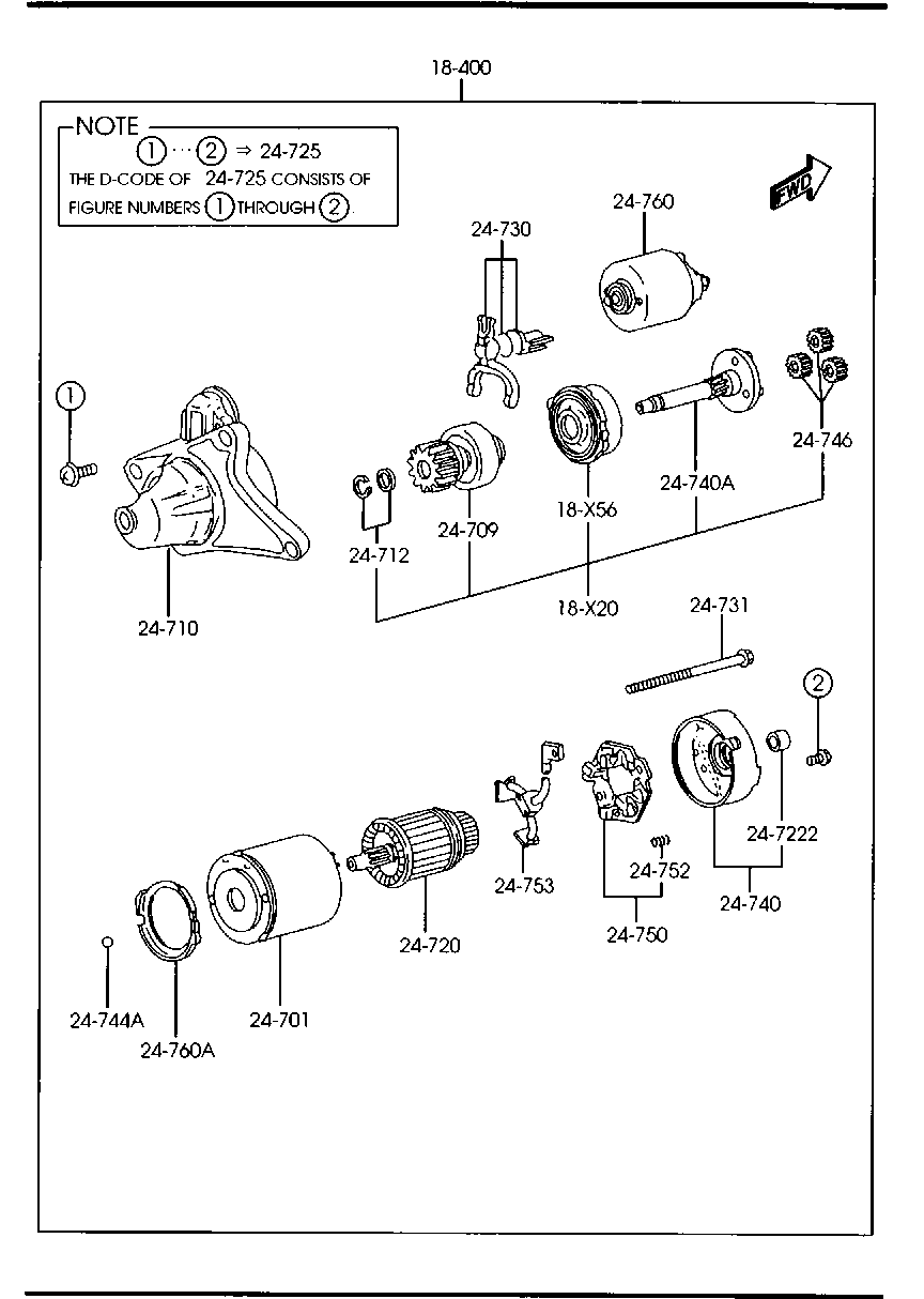 MAZDA WL91-18-400 - Starteris ps1.lv