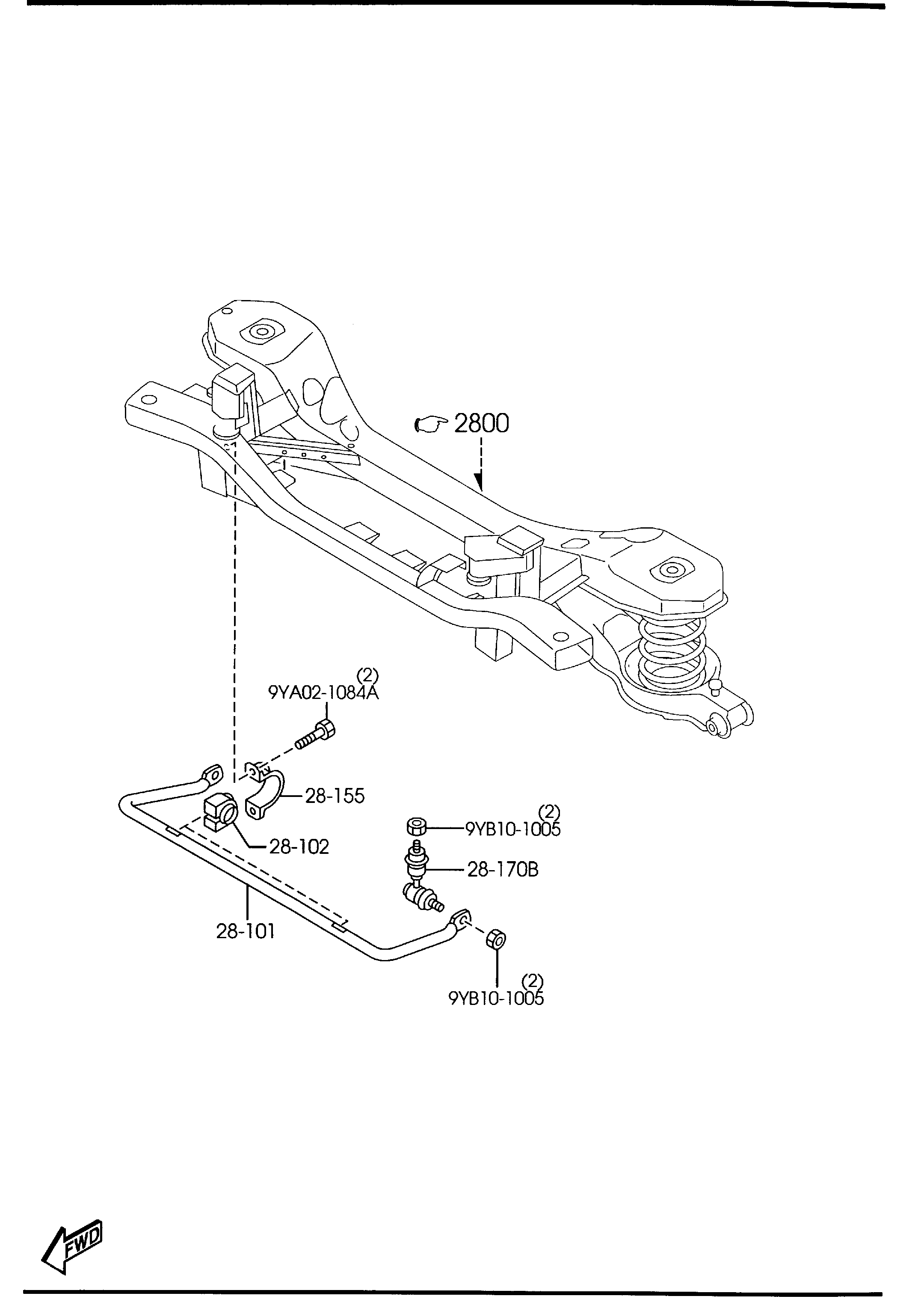 FORD USA BP4K-28-170D - Stiepnis / Atsaite, Stabilizators ps1.lv